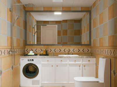 美式卫浴间 洗手间