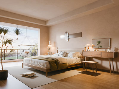 北欧中古风卧室