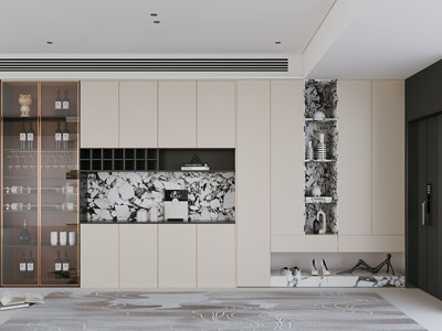 现代餐厅玄关鞋柜 酒柜