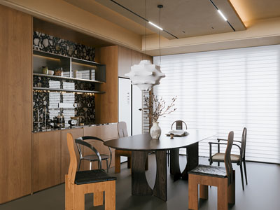 现代中古风餐厅