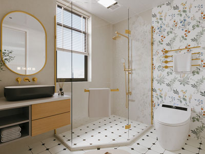 现代轻奢卫浴间 洗手间