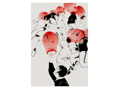 现代抽象装饰挂画