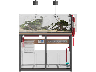 工业风loft鱼缸水族3d模型 工业风loft鱼缸水族