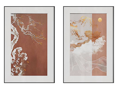 新中式装饰挂画