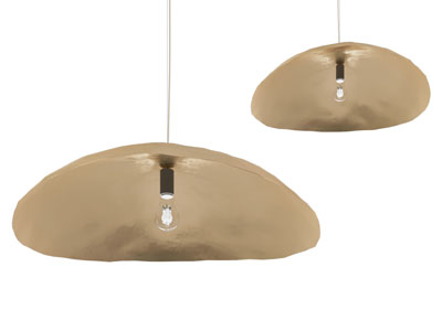 现代铜质灯罩吊灯3d模型 现代铜质灯罩吊灯