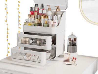 现代化妆品收纳盒