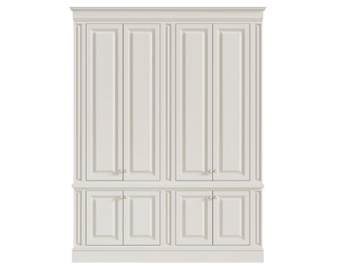 美式衣柜3d模型 美式衣柜