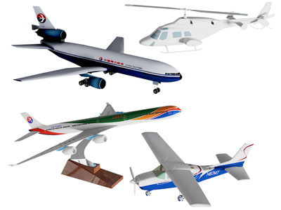 现代客机 飞机模型