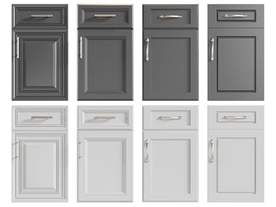 现代实木柜门3d模型 现代实木柜门