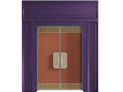 新中式双开门 大门