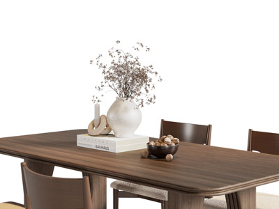 现代书籍 烛台和陶艺花瓶花卉