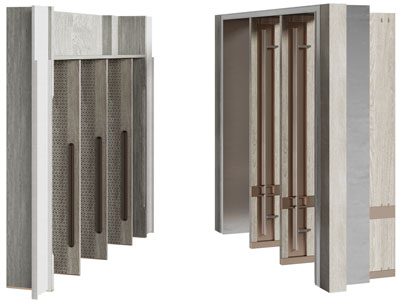 新中式双开门 大门