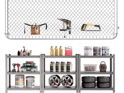 工业风loft仓库收纳置物架