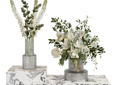 现代花瓶花卉 摆件组合