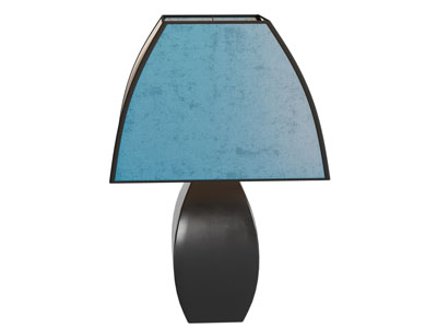 新中式台灯3d模型 新中式台灯