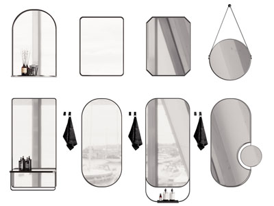 现代装饰镜子 墙饰挂件