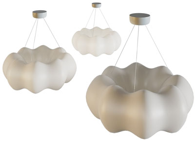 现代哑光灯罩吊灯3d模型 现代哑光灯罩吊灯