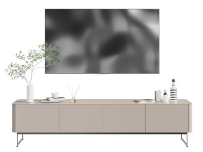 现代电视柜 电视机