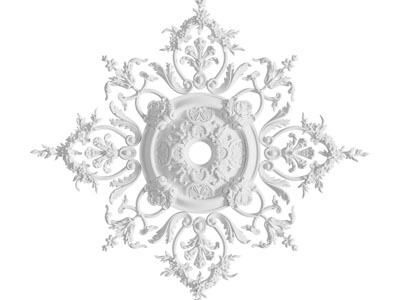 欧式菱形雕花灯盘