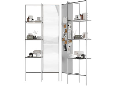 现代装饰书柜 隔断