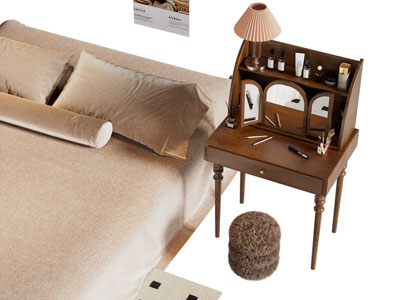 法式中古风化妆 梳妆台