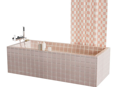 现代长方形浴缸浴盆