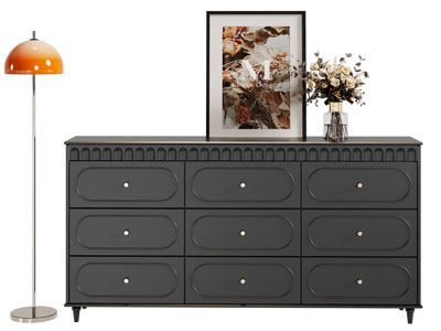 法式玄关柜 边柜3d模型 法式玄关柜 边柜