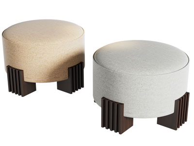 现代圆形沙发凳子 换鞋凳 脚踏