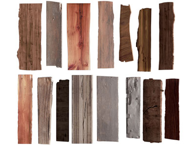 现代原木木板 木材