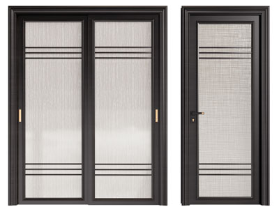 现代玻璃推拉门 单开门 室内门