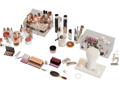 现代化妆品 摆件组合