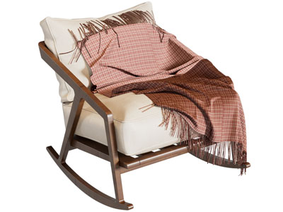 现代实木摇椅 休闲椅子