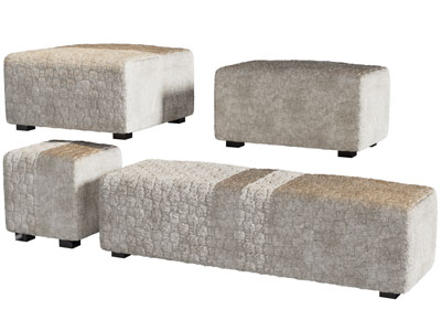 现代长方形沙发凳子