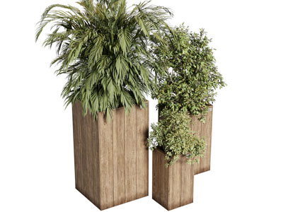 现代实木花箱 花草盆景盆栽植物