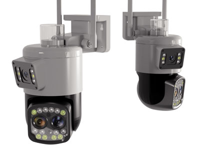 现代红外监控摄像头3d模型 现代红外监控摄像头