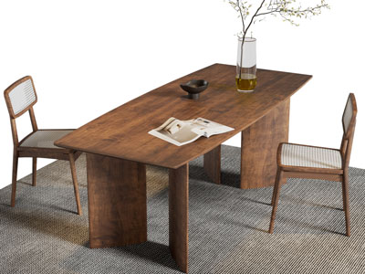 现代中古风餐桌椅组合