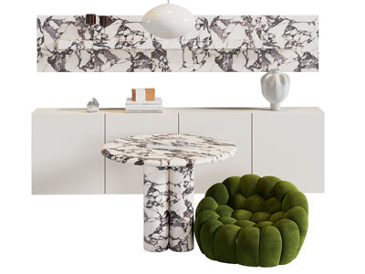 现代懒人沙发 边几