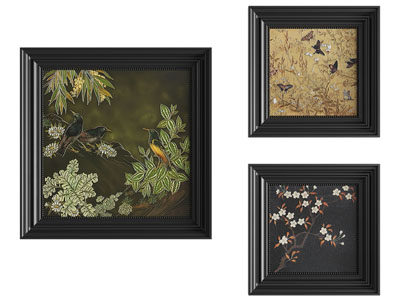 法式植物装饰挂画