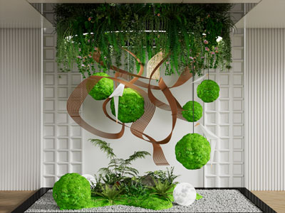 现代室内景观园艺小品