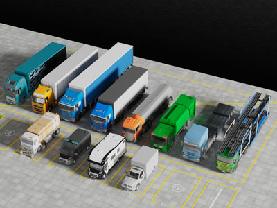 现代货车 皮卡车 运输车