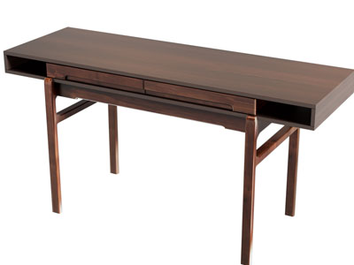 北欧中古实木书桌3d模型 北欧中古实木书桌