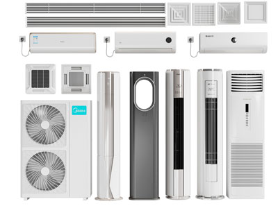 现代柱形 长方形立式空调 壁挂式空调 空调出风口3d模型 现代柱形 长方形立式空调 壁挂式空调 空调出风口