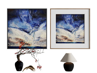 侘寂风装饰挂画