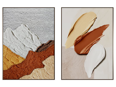 现代肌理画 装饰挂画