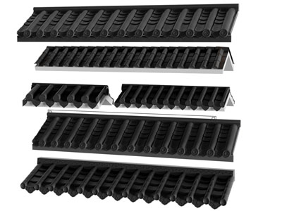 新中式屋檐 建筑构件