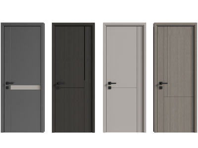 现代木门 房门 平开门