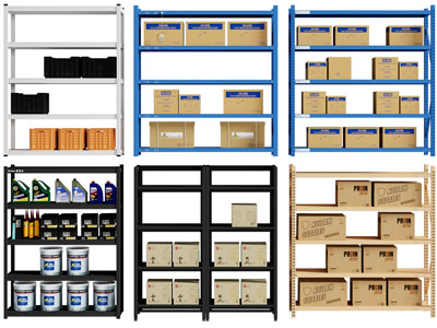 现代可调节尺寸的金属收纳架 置物架 物流包裹货架