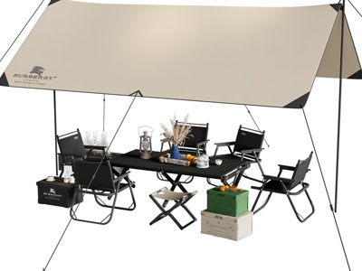 现代户外天幕 可折叠休闲餐桌椅组合
