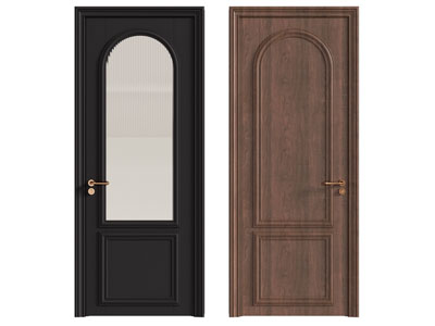 法式木门 房门 单扇平开门
