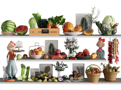 现代瓜果食物 水果蔬菜